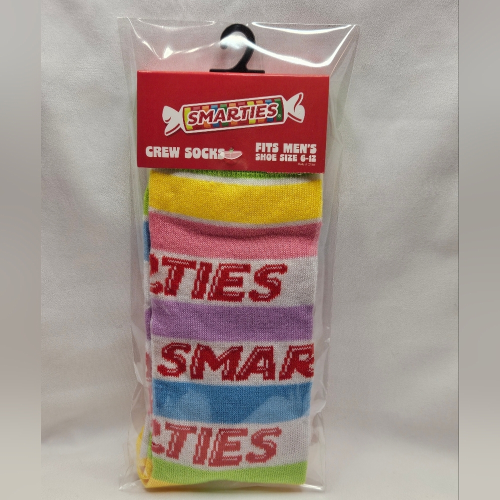 5/$20 SMARTIES Crew Socks NWT